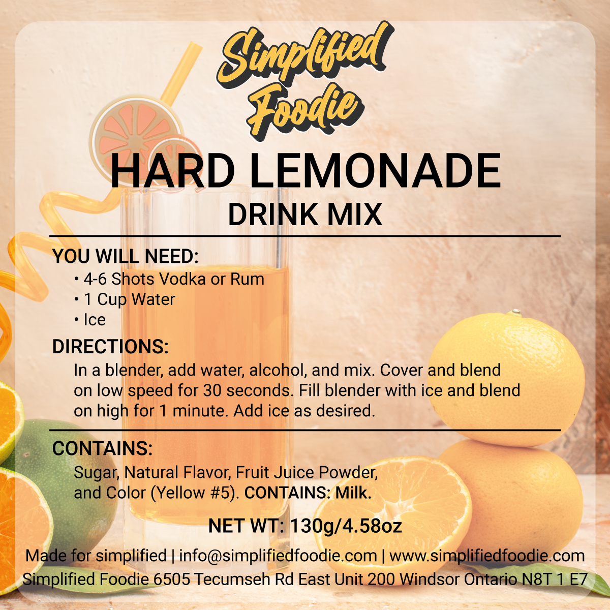 HARD LEMONADE DRINK MIX