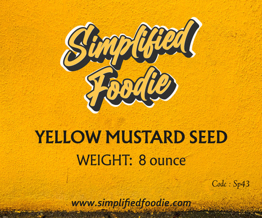 Yellow Mustard Seeds 150g