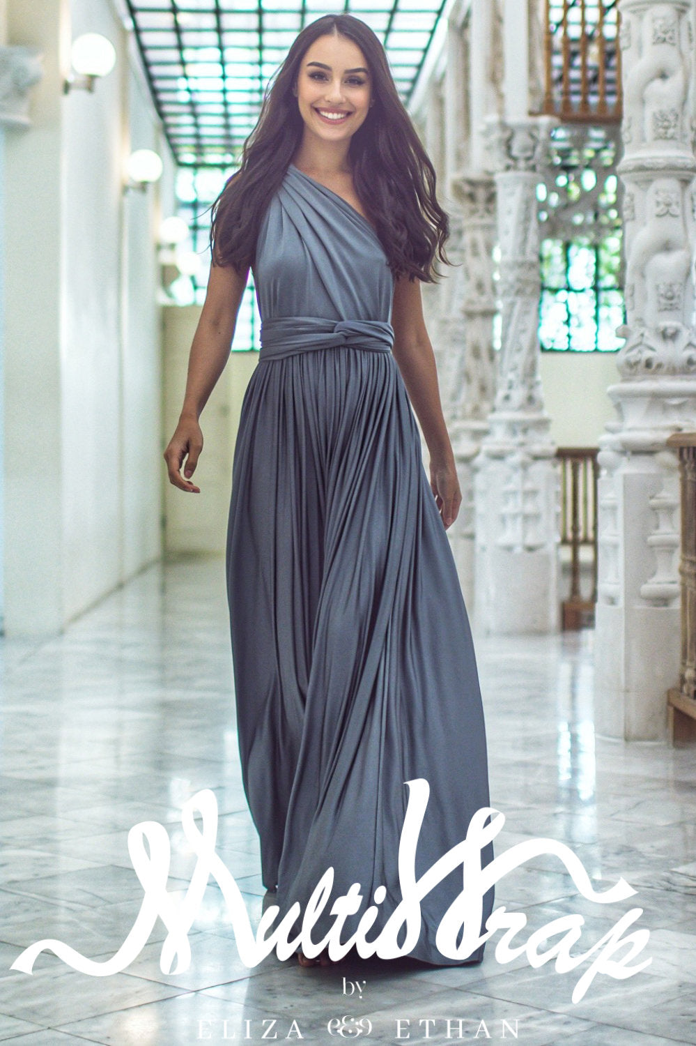 Titanium Multi Wrap Dress