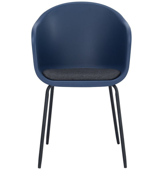 Colleen Dining Armchair - Midnight Blue - GFURN