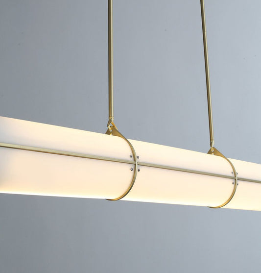 Lesly Pendant Lamp - Gold+White - GFURN