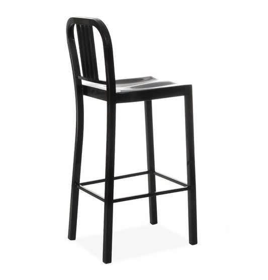 Black Metal Barstool - Oliver Bar Stool - Black