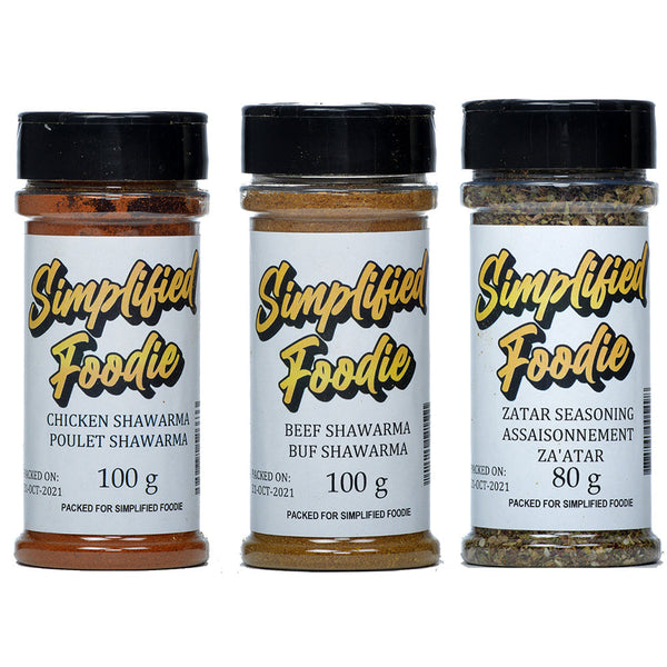 Chicken Shawarma, Beef Shawarma & Zatar 3 Spice Kit