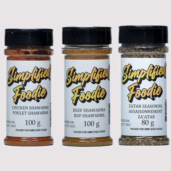 Chicken Shawarma, Beef Shawarma & Zatar 3 Spice Kit