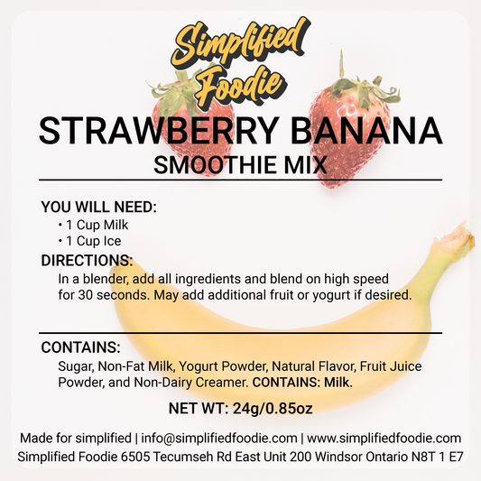 STRAWBERRY BANANA SMOOTHIE MIX