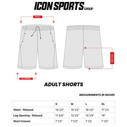 FC BARCELONA LOGO GREY ACTIVE TRACK SHORTS