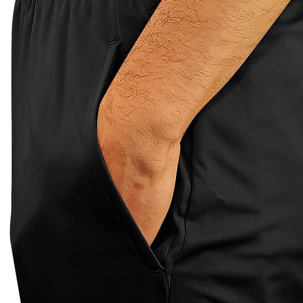 LIVERPOOL FC LOGO GREY ACTIVE TRACK SHORTS