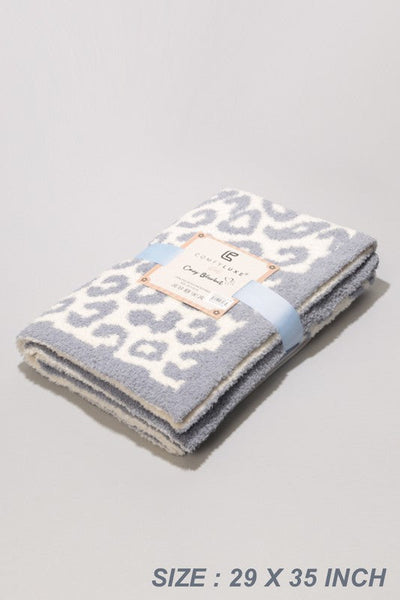 Kids Leopard Print Luxury Soft Throw Blanket