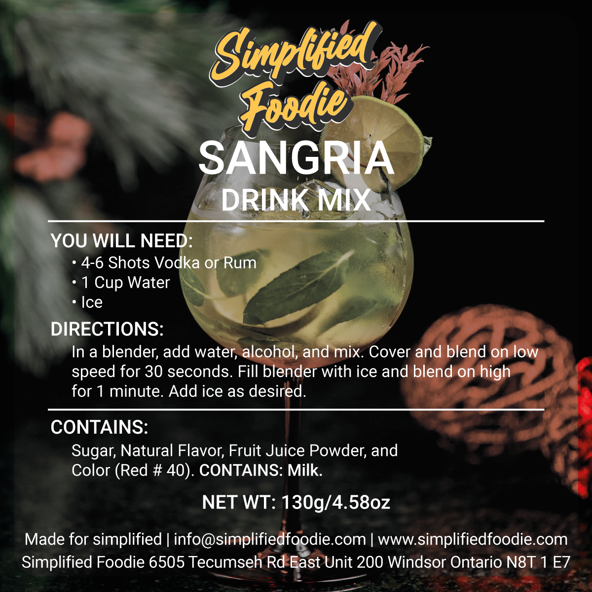 SANGRIA DRINK MIX