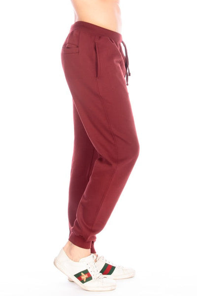 Fleece Sweatpants Burgundy