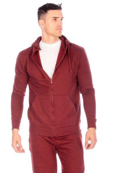 Fleece Sweatpants Burgundy