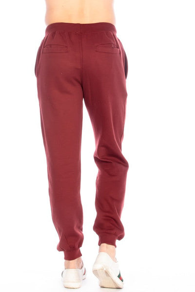 Fleece Sweatpants Burgundy