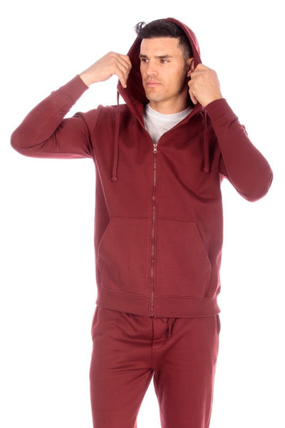 Fleece Sweatpants Burgundy