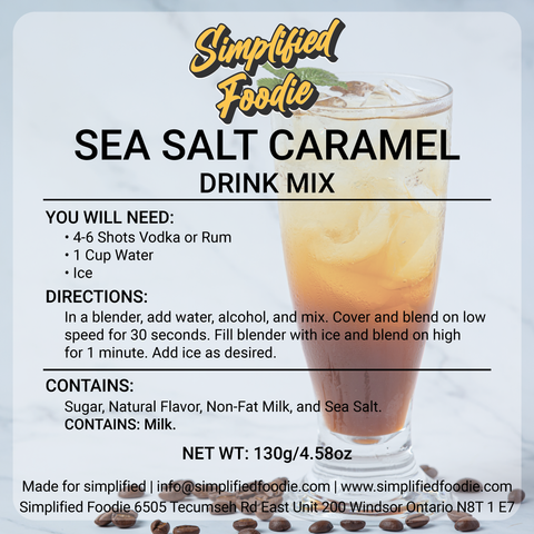 SEA SALT CARAMEL DRINK MIX