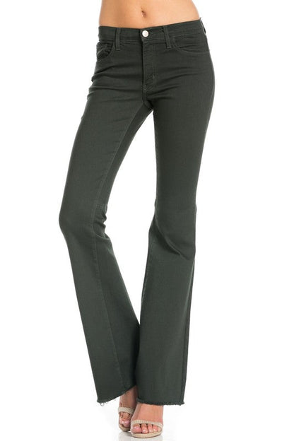 vintage flare denim jeans bell bottom pants