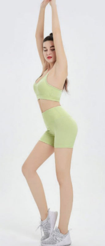 Flat Strap Soft Yoga Activewear Bra
