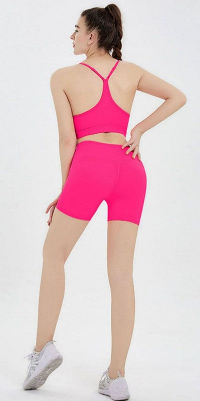 Flat Strap Soft Yoga Activewear Bra