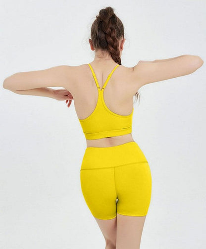 Flat Strap Soft Yoga Activewear Bra