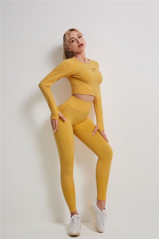 Seamless Yoga Activewear Soft Top