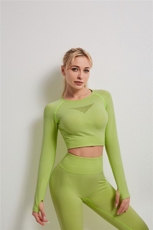 Seamless Yoga Activewear Soft Top