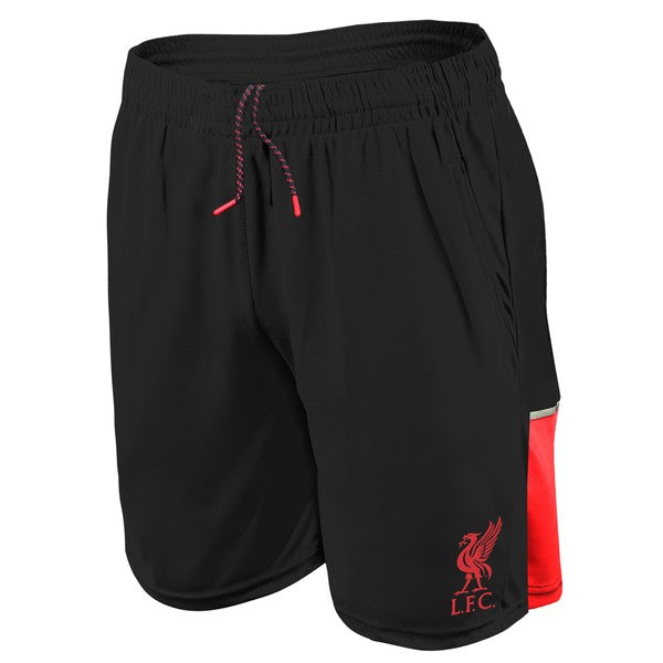 LIVELPOOL FC LOGO STRIPE BACK ACTIVE TRACK SHORTS