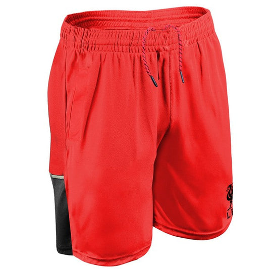 LIVELPOOL FC LOGO STRIPE BACK ACTIVE TRACK SHORTS