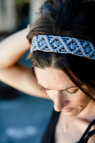 Handmade Elastic Macrame Headband