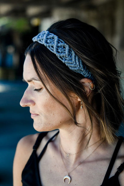Handmade Elastic Macrame Headband