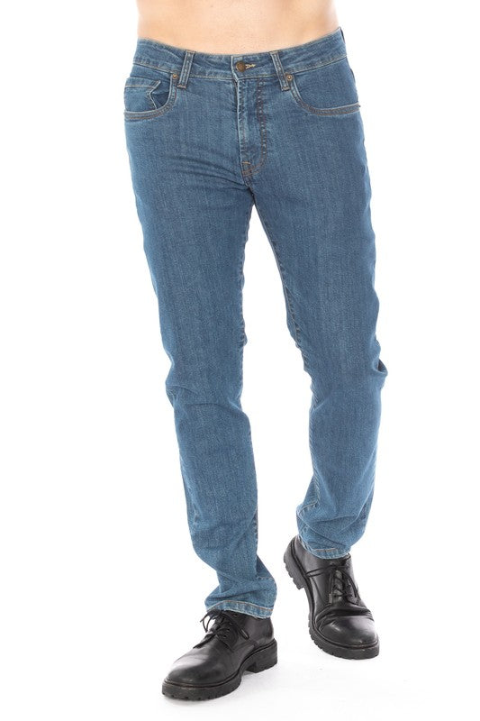 ATHLETIC TAPER DENIM JEANS