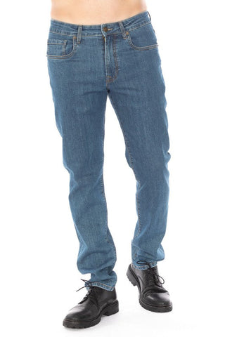 DENIM JEANS STRAIGHT SKINNY SLIM COTTON STRETCH