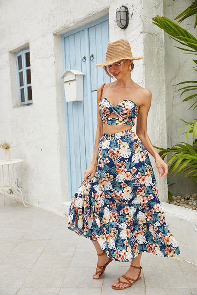 WOMEN'S LONG SKIRT 2 PCS SET