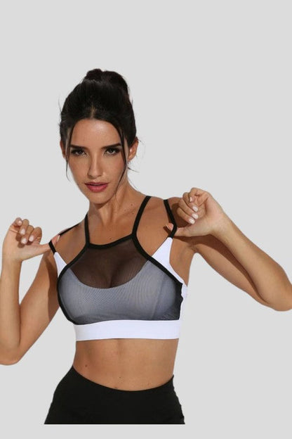 Activewear Cutout style Strap bra