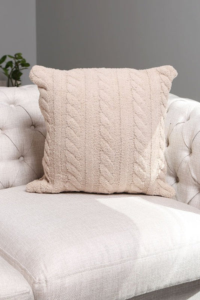 Braided Cable Knit Luxury Soft Cushion Cover