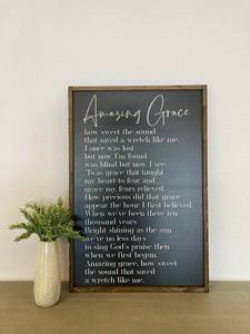 Amazing Grace Sign