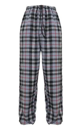 Men's Plaid Fleece Pajama Pants