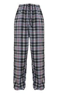 Men's Plaid Fleece Pajama Pants