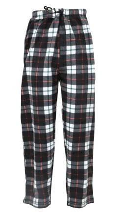 Men's Plaid Fleece Pajama Pants