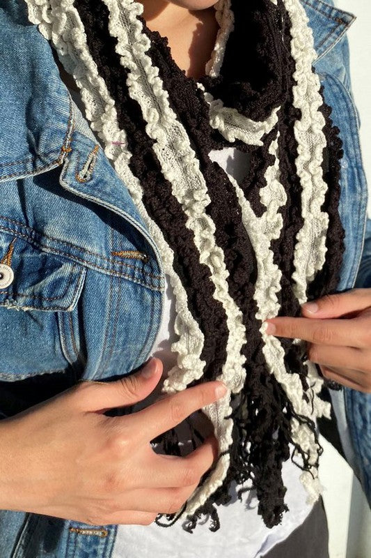 Fringed Oblong Scarf