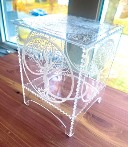 Lady Forest Acrylic Candle Holder
