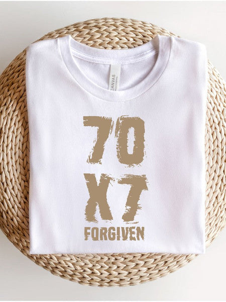 70 X 7 Forgiven Short Sleeve Crew Neck Tee