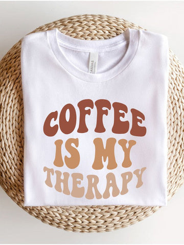 Coffee Is My Therapy Boutique Tee