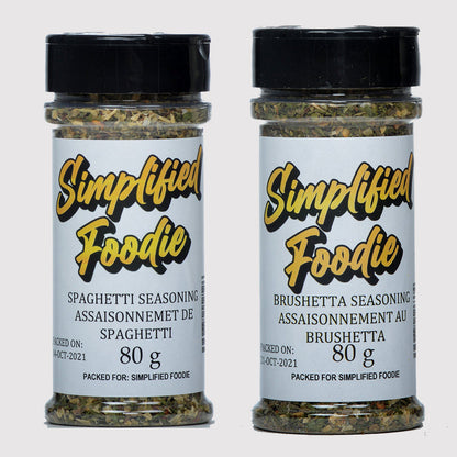 Spaghetti Seasoning, Bruschetta seasoning Spice Kit