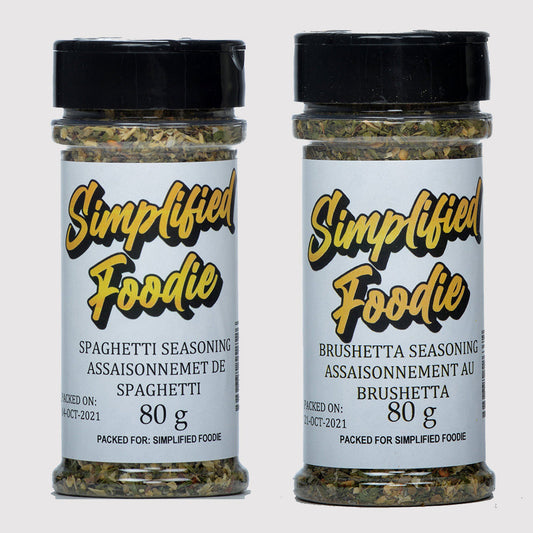 Spaghetti Seasoning, Bruschetta seasoning Spice Kit