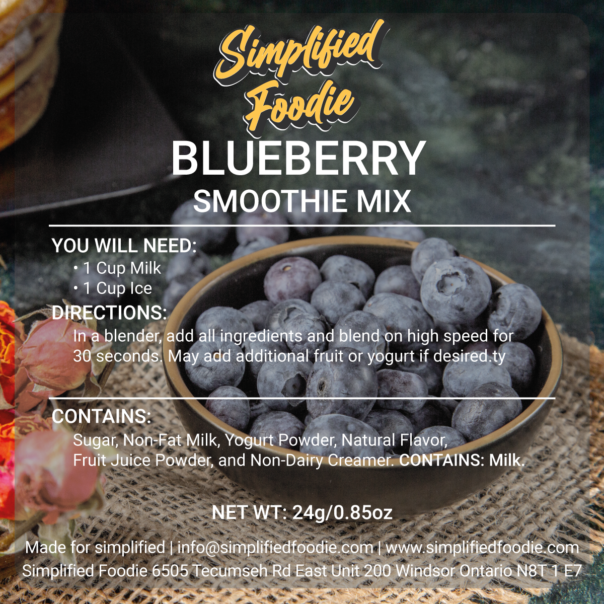 BLUEBERRY SMOOTHIE MIX