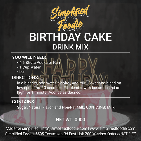 BIRTHDAY CAKE DRINK MIX