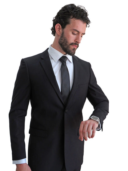 Eleganza P 33739 Black - Modern 2 Piece Suit