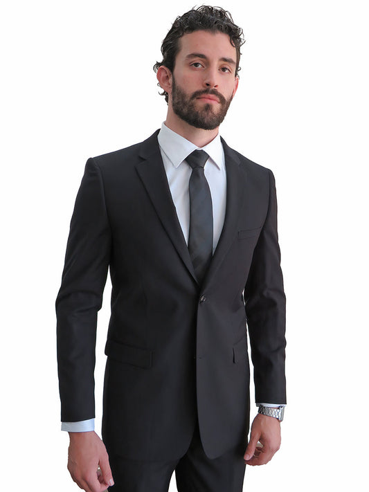 Eleganza P 33739 Black - Modern 2 Piece Suit