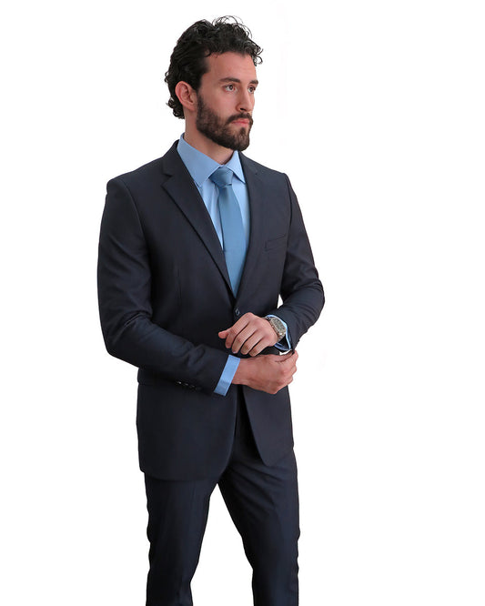 Eleganza P 33739 Charcoal - Modern 2 Piece Suit