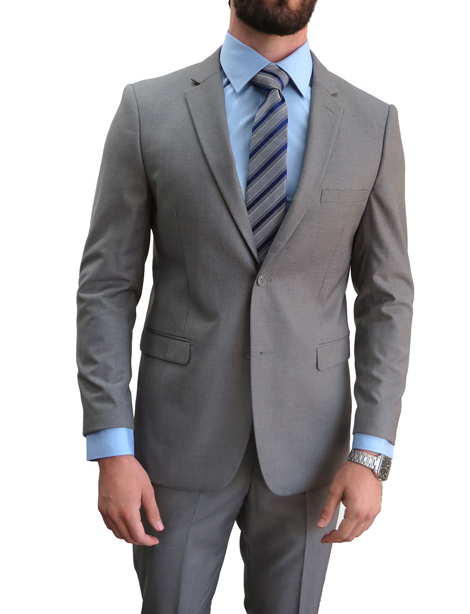 Eleganza P 33739 Grey - Modern 2 Piece Suit