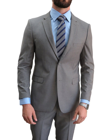 Eleganza P 33739 Grey - Modern 2 Piece Suit